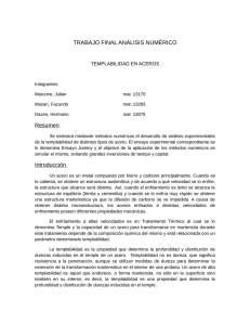 Templabilidad en Aceros