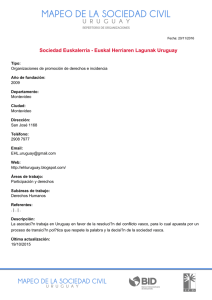 Sociedad Euskalerria - Euskal Herriaren Lagunak Uruguay