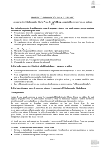 1 de 11 PROSPECTO: INFORMACIÓN PARA EL USUARIO