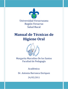 Manual de Técnicas de Higiene Oral