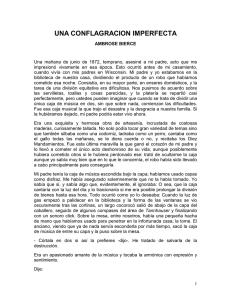 UNA CONFLAGRACION IMPERFECTA