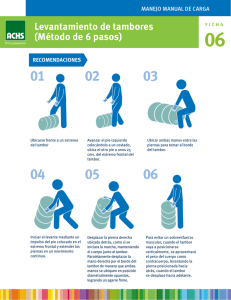 Levantamiento de Tambores: Guía de 6 Pasos para Manejo Manual