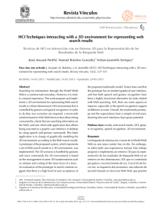 hci techniques interacting with a 3d environment for representing