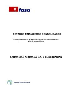 Estados financieros  - Superintendencia de Valores y Seguros