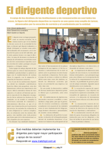 El dirigente deportivo