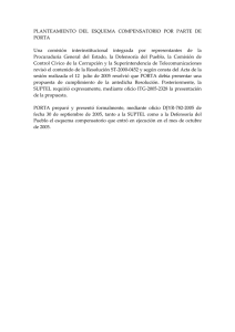 PLANTEAMIENTO DEL ESQUEMA COMPENSATORIO POR