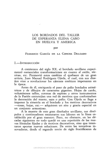 los bordados del taller de esperanza elena caro en huelva y america