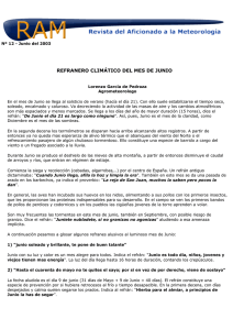refranero climático del mes de junio