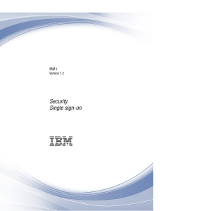 IBM i: Single sign-on