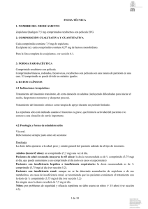 1 de 10 FICHA TÉCNICA 1. NOMBRE DEL MEDICAMENTO