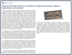 Historia del dinero fiduciario en México: II. Banco de Londres