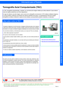Tomografía Axial Computarizada (TAC)