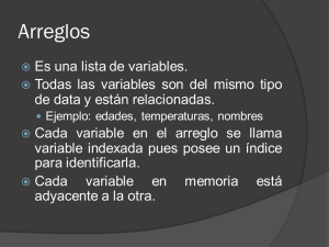 Descargar: ARREGLOS BIDIMENSIONALES