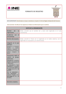 FORMATO DE REGISTRO