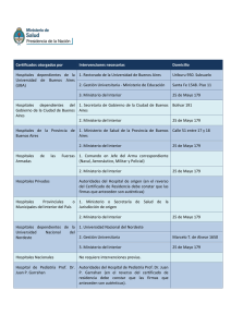 Acceder - Ministerio de Salud de la Nación