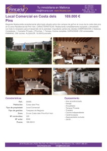 Local Comercial en Costa dels Pins 169.000