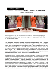 MARÍA CAÑAS “Kiss the Murder”