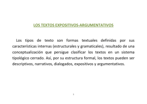 Textos expositivos y argumentativos
