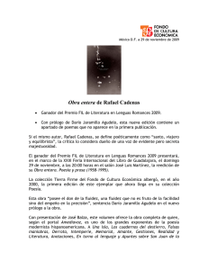 Obra entera de Rafael Cadenas