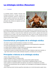Resumen de la mitología nórdica: dioses, héroes y criaturas