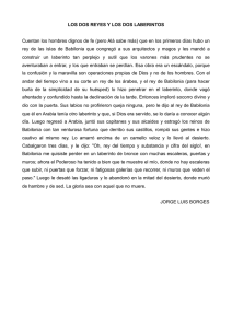Los Dos Reyes y Los Dos Laberintos: Cuento de Borges