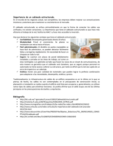 Importancia de un cableado estructurado. En el mundo de los