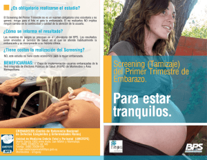 Screening prenatal