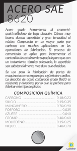 acero sae 8620 - Aceros Luchriher