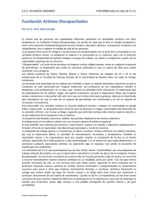 Lic Prof Marcela Ego - SOS un amigo anónimo