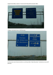 Llegada desde Bilbao, destino C