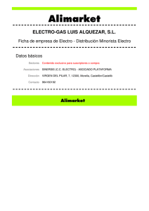 ELECTRO-GAS LUIS ALQUEZAR, SL - Empresas de