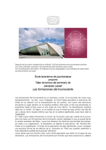Taller Lacan: Las formaciones del inconsciente en MuAC