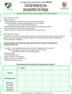 Seguimiento del paciente con dengue OMS