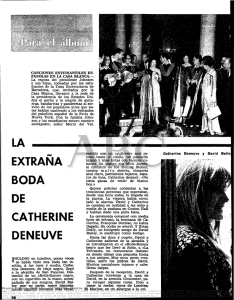 extraña boda de catherine deneuve