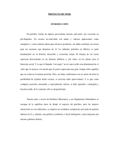 PROYECTO DE TESIS INTRODUCCIÓN El petróleo, fuente de
