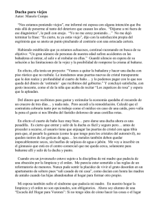 Ducha para viejos - Autores Catolicos