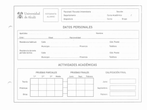 Ficha del alumno - Facultad de Ciencias Económicas