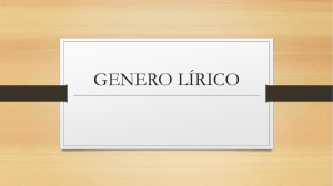 GENERO LIRICO