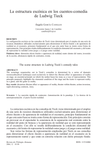 La estructura escénica en los cuentos
