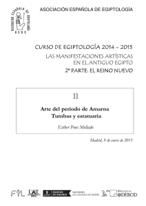 Arte del periodo de Amarna Tumbas y estatuaria