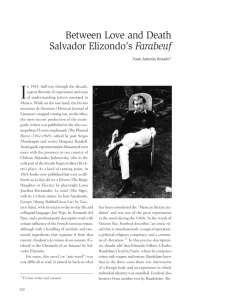 Between Love and Death Salvador Elizondo`s Farabeuf