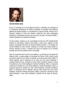 Víctor Pérez-Díaz - Fundación Santillana