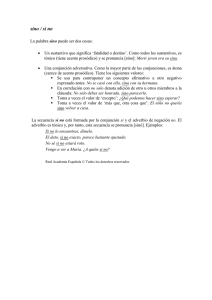 sino / si no