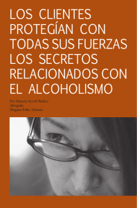 Los cLientes protegían con todas sus fuerzas Los secretos - Al-Anon