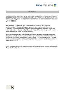 Especialistas del norte de Europa en formación para la