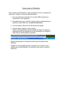 Como usar un Pendrive