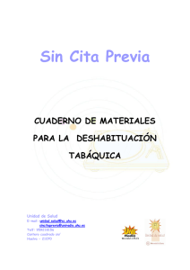cuaderno de materiales para la deshabituación tabáquica