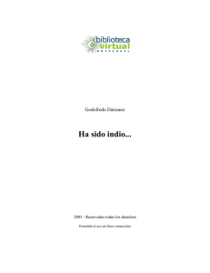 Ha sido indio... - Biblioteca Virtual Universal