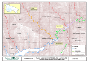 TRAMO LIBRE SIN MUERTE DEL RÍO CALAMANTIO Corrales de