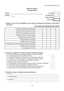 Redes de Datos I Examen Final